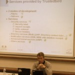 Laurent Cailleux did a great presentation of Trusted Bird!